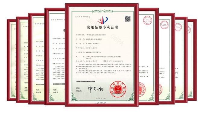 国泰泵科专利证书